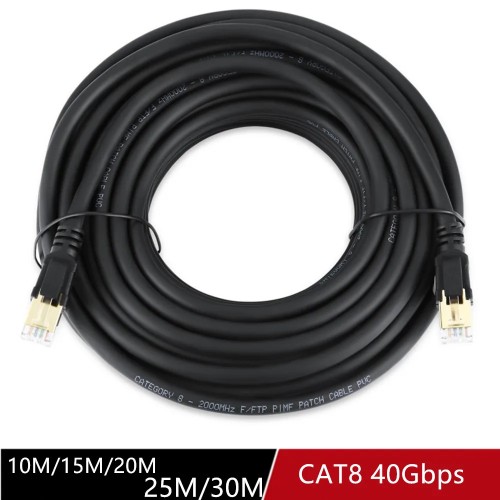 ETSTAX7 Gaming High-Speed Ethernet Cable – 40Gbps Cat 8 Cable for Lag-Free Online Gaming and Streaming